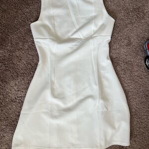 Amazon Chic White Mini Dress